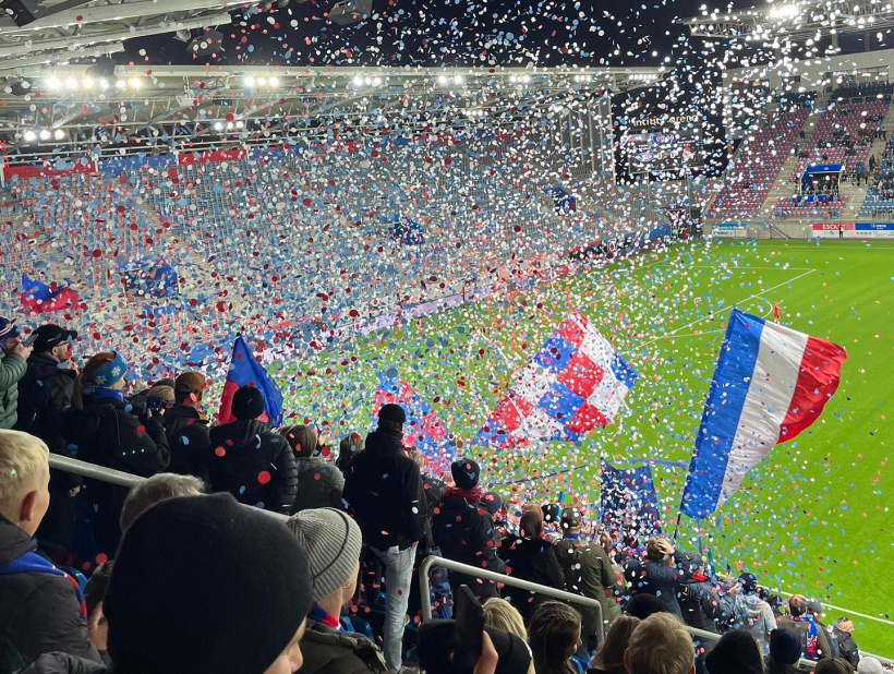 Før kampen: Glimt hjemme